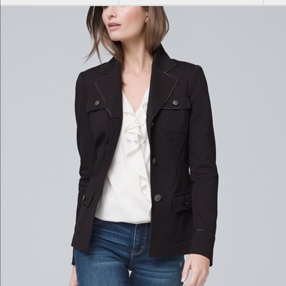 NWT White House Black Market Military Jacket sz 6